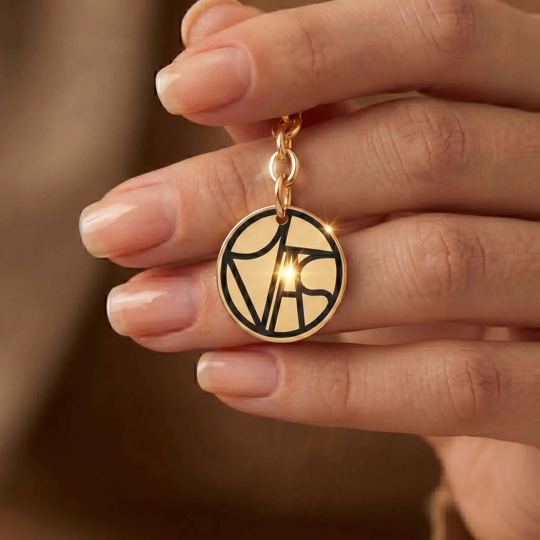 Portachiavi con Monogramma - iniziali di famiglia
