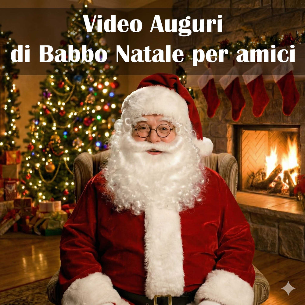 Video auguri personalizzati di Babbo Natale per amici e parenti
